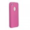 Apple Compatible Leather Textured Pattern TPU Cover - Solid Pink TPU4SPK Image 2