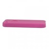 Apple Compatible Leather Textured Pattern TPU Cover - Solid Pink TPU4SPK Image 3