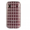 Samsung Compatible Argyle Pattern TPU Cover - Clear TPUREPPCL Image 4