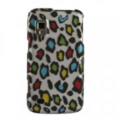 ZTE Rubberized Protective Case - Rainbow Leopard WARPRUBSRNBWLPD