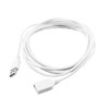 Naztech USB 2.0 10 ft Hi-Speed Extension Cable - White 11851NZ Image 3