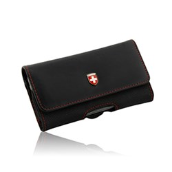 Swiss Leatherware Extra Large Geneva Case for Most PDAs - Black 11942NZ