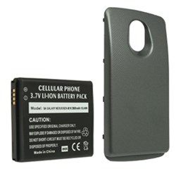 Samsung Compatible Extended Li-Ion Battery and Dark Grey Door  B4-SAI515-XT-GY