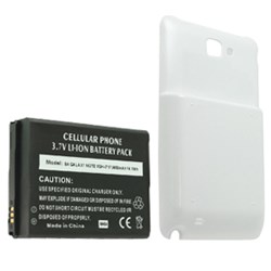 Samsung Compatible 3800mAh Extended Li-Ion Battery and White Door  B4-SAI717-XT-WH