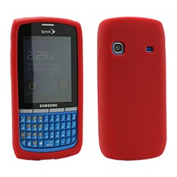 Samsung Compatible Silicone Skin Cover - Red ILS-SAM580-RD