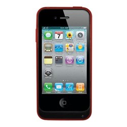 Apple Compatible Seidio Surface Plus Battery Case - Garnet Red PBQIPH4-GR