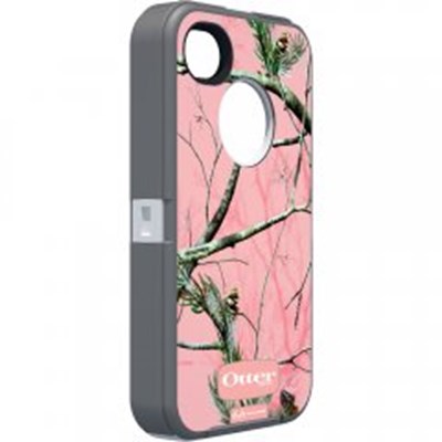 Apple Compatible Otterbox Defender Rugged Interactive Case and Holster - Camo AP Pink 77-18634