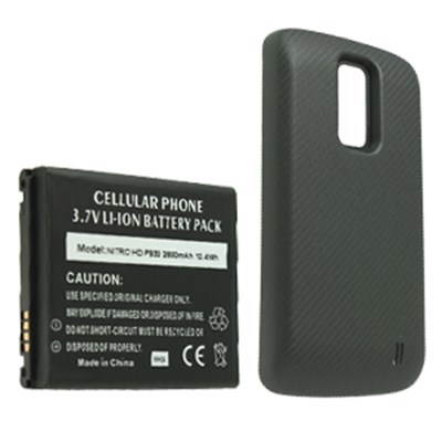 LG Compatible 2800mAh Extended Li-Ion Battery and Black Door  B4-LGP930-XT-BK