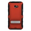 HTC Compatible Seidio Active Case and Holster Combo with Kickstand - Garnet Red  BD2-HK3HTJETK-GR Image 1