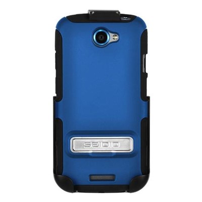 HTC Compatible Seidio Active Case and Holster Combo with Kickstand - Royal Blue  BD2-HK3HTNESK-RB