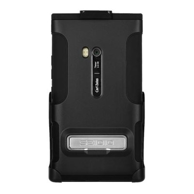 Nokia Compatible Seidio Active Case and Holster Combo with Kickstand - Black BD2-HK3NK900K-BK