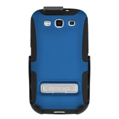 Samsung Compatible Seidio Active Case and Holster Combo with Kickstand - Royal Blue  BD2-HK3SSGS3K-RB