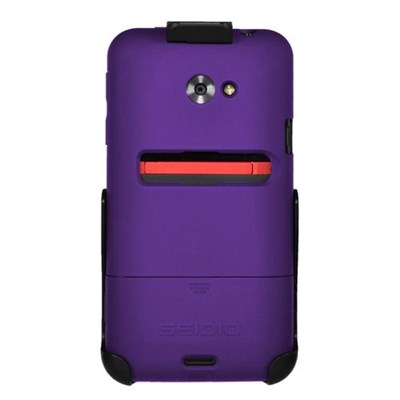 HTC Compatible Seidio Surface Case and Holster Combo - Amethyst  BD2-HR3HTJET-PR