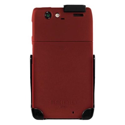 Motorola Compatible Seidio Surface Case and Holster Combo - Garnet Red  BD2-HR3MTRM-GR