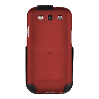 Samsung Compatible Seidio Surface Case and Holster Combo  - Garnet Red  BD2-HR3SSGS3-GR