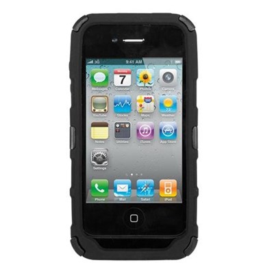 Apple Compatible Seidio Convert Plus Battery Case Holster Combo - Black  BD4-HKR4IPH4X-BK