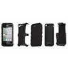 Apple Compatible Seidio Convert Plus Battery Case Holster Combo - Black  BD4-HKR4IPH4X-BK Image 4
