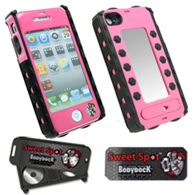 Apple Compatible BodyDock Bronze Edition Rugged Case - Pink  BD-10142