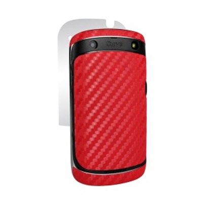 Blackberry Compatible BodyGuardz Armor Carbon Fiber - Red BZ-ACR93-0811