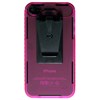Apple Compatible Nite Ize Connect Slim Durable Case and Clip - Translucent Pink CNT-IP4-12TC Image 1