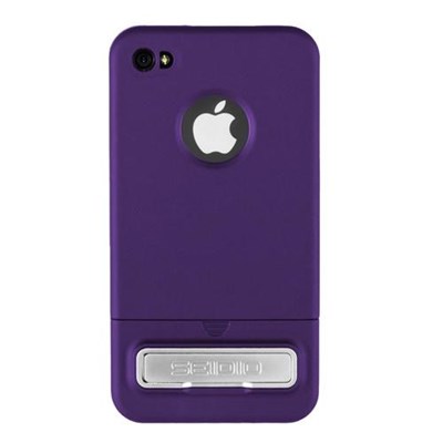 Apple Compatible Seidio Surface Reveal Case with Kickstand - Amethyst  CSRSIPH4K-PR