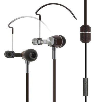 RF3 ENVi 3.5mm Natural Wood Stereo Earhook Headset - ENVI-435