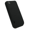 LG Compatible Rubberized Snap-on Cover - Black FS-LGMAXXTCH-RBK Image 2