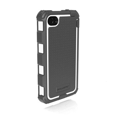 Apple Compatible Ballistic Hard Core (HC) Case and Holster - Grey and White  HA0778-M185