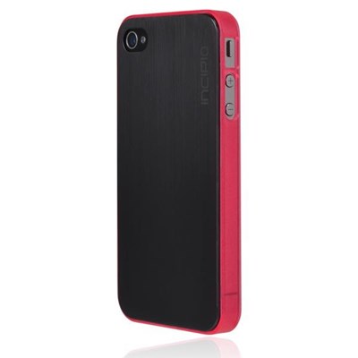 Apple Compatible Incipio Le Deux Metal Case - Black and Pink IPH-682