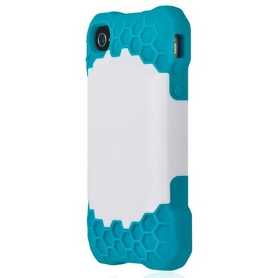 Apple Compatible Incipio Hive Response Case - Turquoise and White  IPH-686