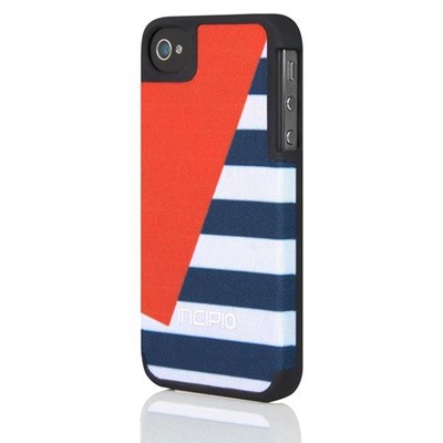 Apple Compatible Incipio Canvas Feather Case - Red Flag IPH-718