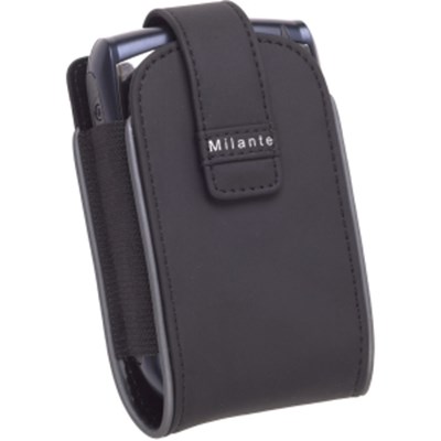 Milante Messina Vertical Leather Pouch   MIL-37BK