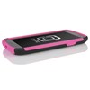 Samsung Compatible Incipio Silicrylic Case and Gel - Black and Neon Pink SA-303 Image 5