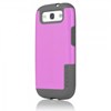 Samsung Compatible Incipio Faxion Hybrid Case - Pink and Dark Gray  SA-308 Image 2