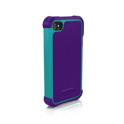 Apple Compatible Ballistic Shell Gel (SG) Case - Purple and Teal  SA0582-M015