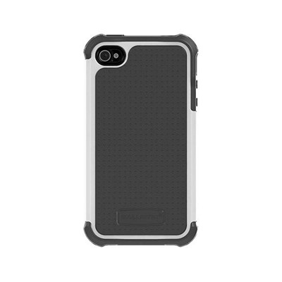 Apple Compatible Ballistic Shell Gel (SG) Case - Grey and White SA0582-M045