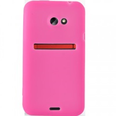 HTC Compatible Silicone Gel Cover - Dark Pink SILEVO4GLTEDKPK