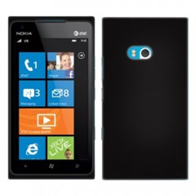 Nokia Compatible Silicone Gel Cover - Black SILLUM900BK