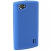 LG Compatible Silicone Gel Cover - Dark Blue SILMS695DKBL Image 1