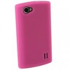 LG Compatible Silicone Gel Cover - Dark Pink SILMS695DKPK Image 1