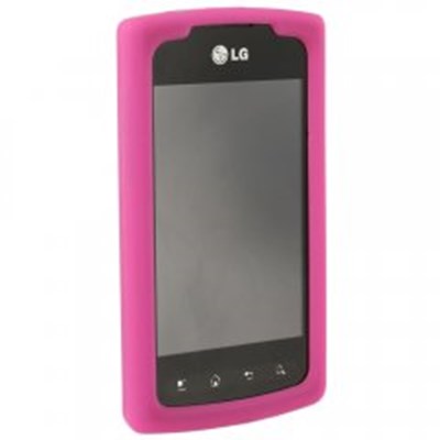 LG Compatible Silicone Gel Cover - Dark Pink SILMS695DKPK