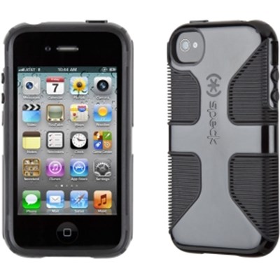 Apple Compatible Speck CandyShell Grip Case - Black and Black  SPK-A0797