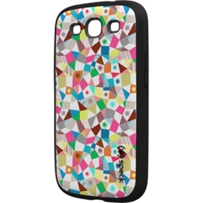 Samsung Compatible Speck FabShell Case - GeoMazing Spectrum SPK-A1431