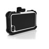 Apple Comapatible Ballistic SG (Shell Gel) MAXX Case and Holster - Black and White  SX0907-M385 Image 5