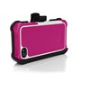Apple Compatible Ballistic SG (Shell Gel) MAXX Case and Holster - Hot Pink and White  SX0907-M685 Image 5
