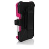 Apple Compatible Ballistic SG (Shell Gel) MAXX Case and Holster - Hot Pink and White  SX0907-M685 Image 7