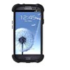 Samsung Compatible Ballistic SG (Shell Gel) MAXX Case and Holster - Black and White  SX0932-M385 Image 4