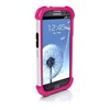 Samsung Compatible Ballistic SG (Shell Gel) MAXX Case and Holster - Hot Pink and White SX0932-M685 Image 1