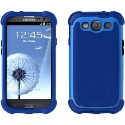 Samsung Compatible Ballistic SG (Shell Gel) MAXX Case and Holster - Navy Blue and Cobalt SX0932-M775