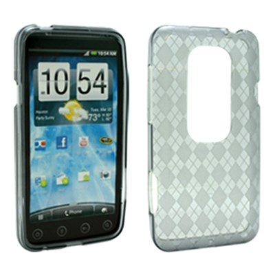 HTC Compatible Crystal Skin TPU Cover - Transparent Smoke  TPU-HTPG86100-TSM